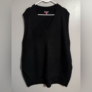Vince Camuto Black Knit Vest